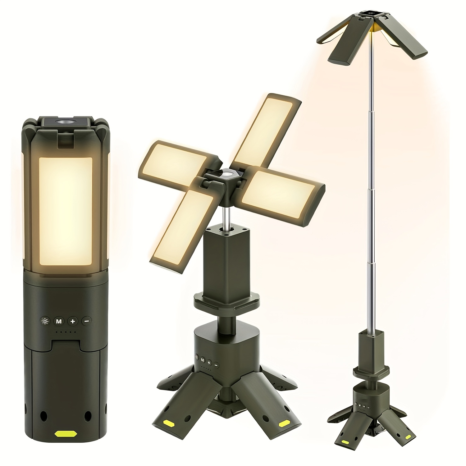 Outdoor Camping Tent - Camping Lantern, 14000mAh Rechargeable Camping Lights