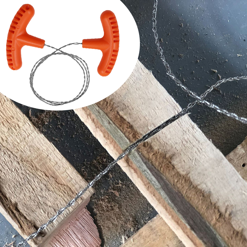 Outdoor Camping Tools - Compact Steel Rope Chain Saw Manual