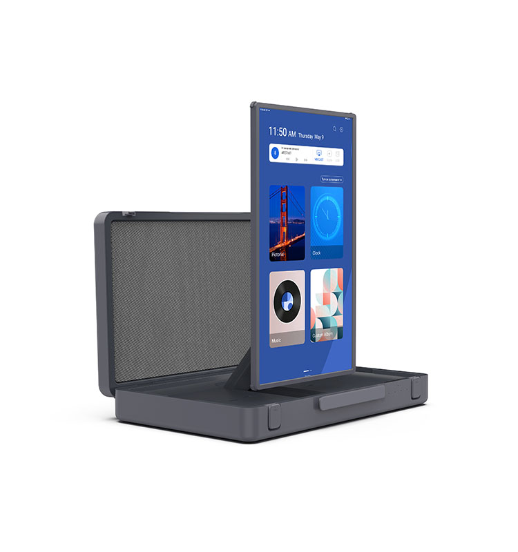 Outdoor Camping Tv - Portable Briefcase Suitcase Touch Screen PC