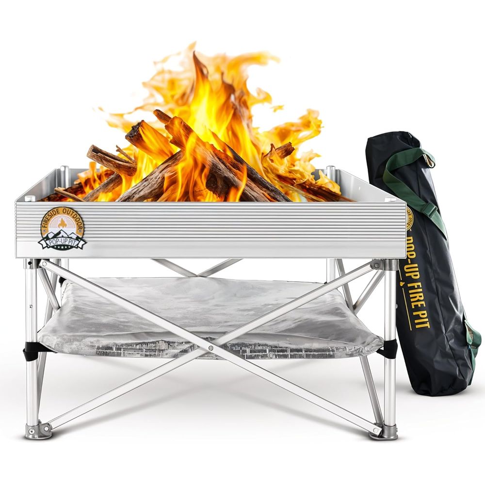 Outdoor Camping Grill - Portable Outdoor Fire Pit for Camping