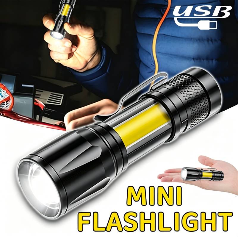 Outdoor Camping Glamping - Mini LED Flashlight COB Floodlight Portable