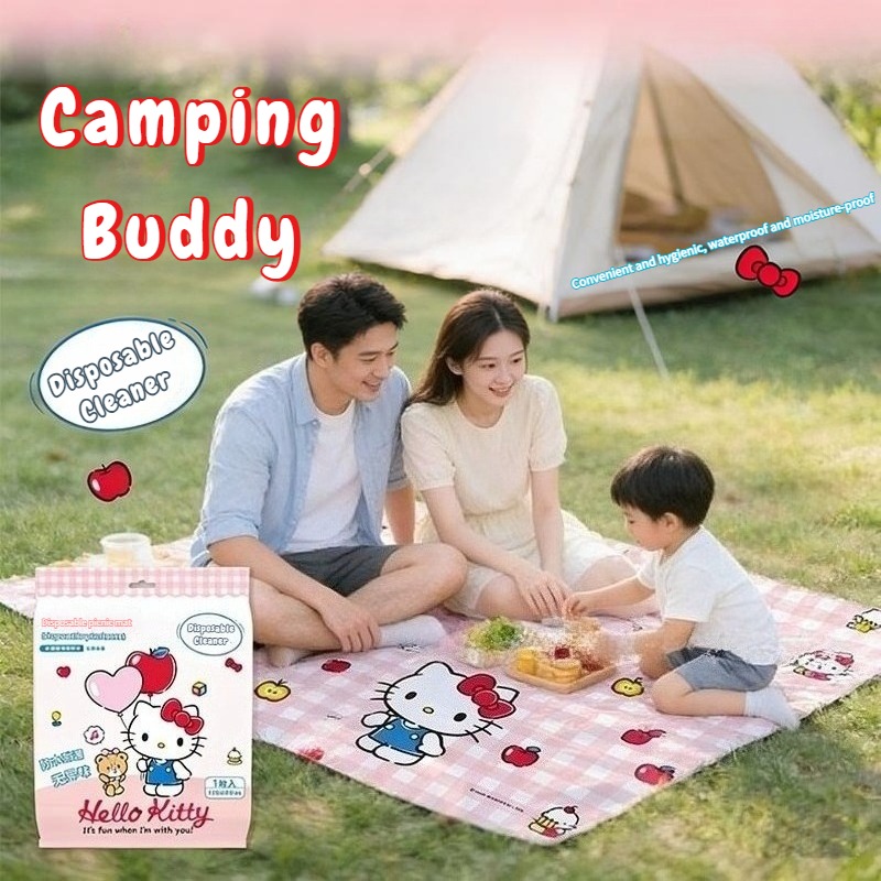Outdoor Camping Tv - Sanrio Kawaii Hello Kitty Waterproof Picnic