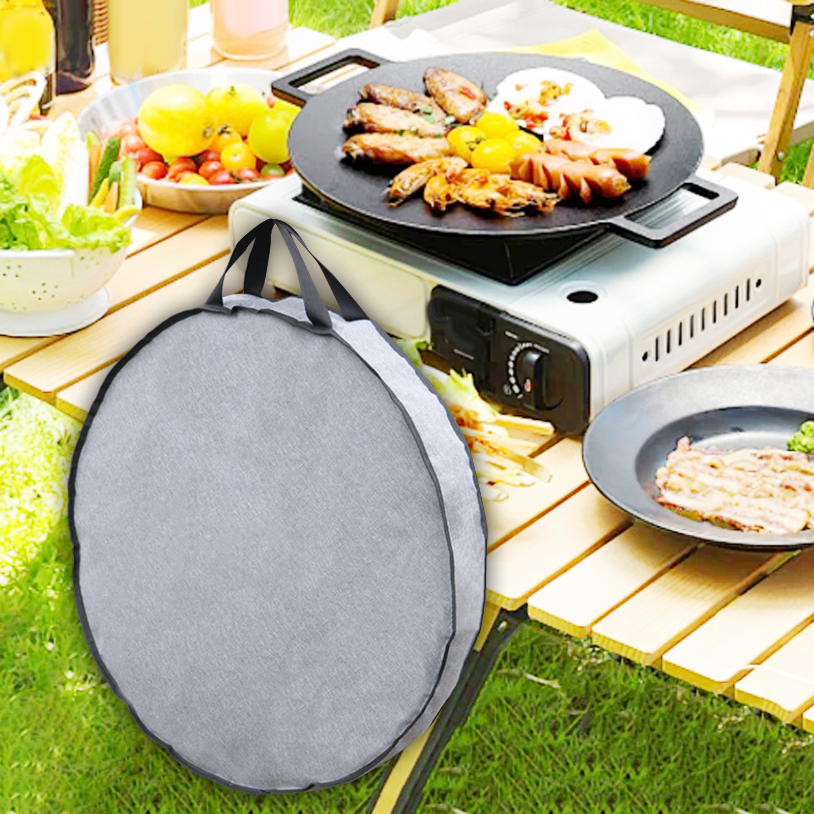 Outdoor Camping World - Camping Skillet Bag Portable Cookware Organizer
