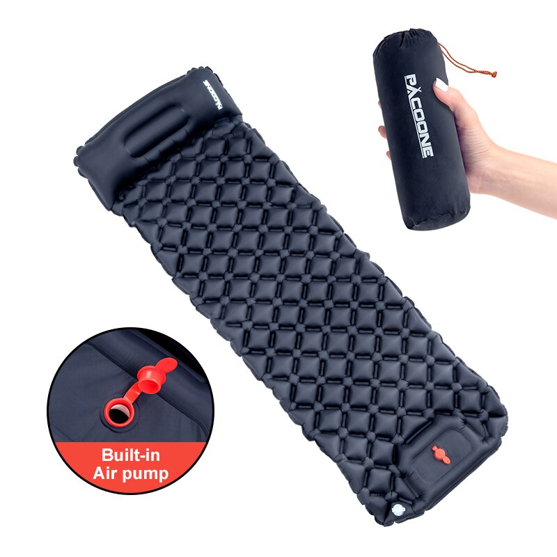Outdoor Inflatable Camping Tent With Air Pump - Outdoor Camping Inflatable Mattress Sleeping Pad