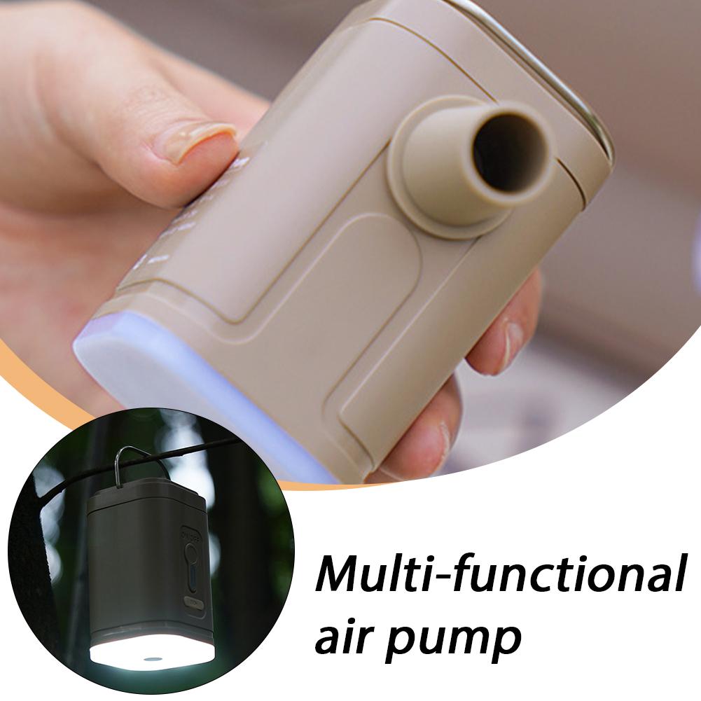 Outdoor Inflatable Camping Tent With Air Pump - Mini Electric Air Pump Wireless Inflation