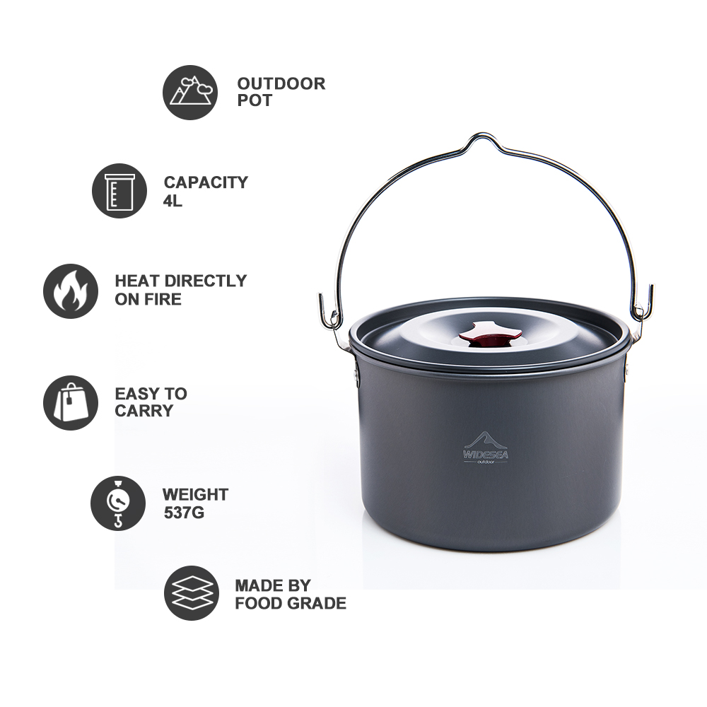Widesea Hard Anodized Aluminum - đánh giá và giá Outdoor Camping World