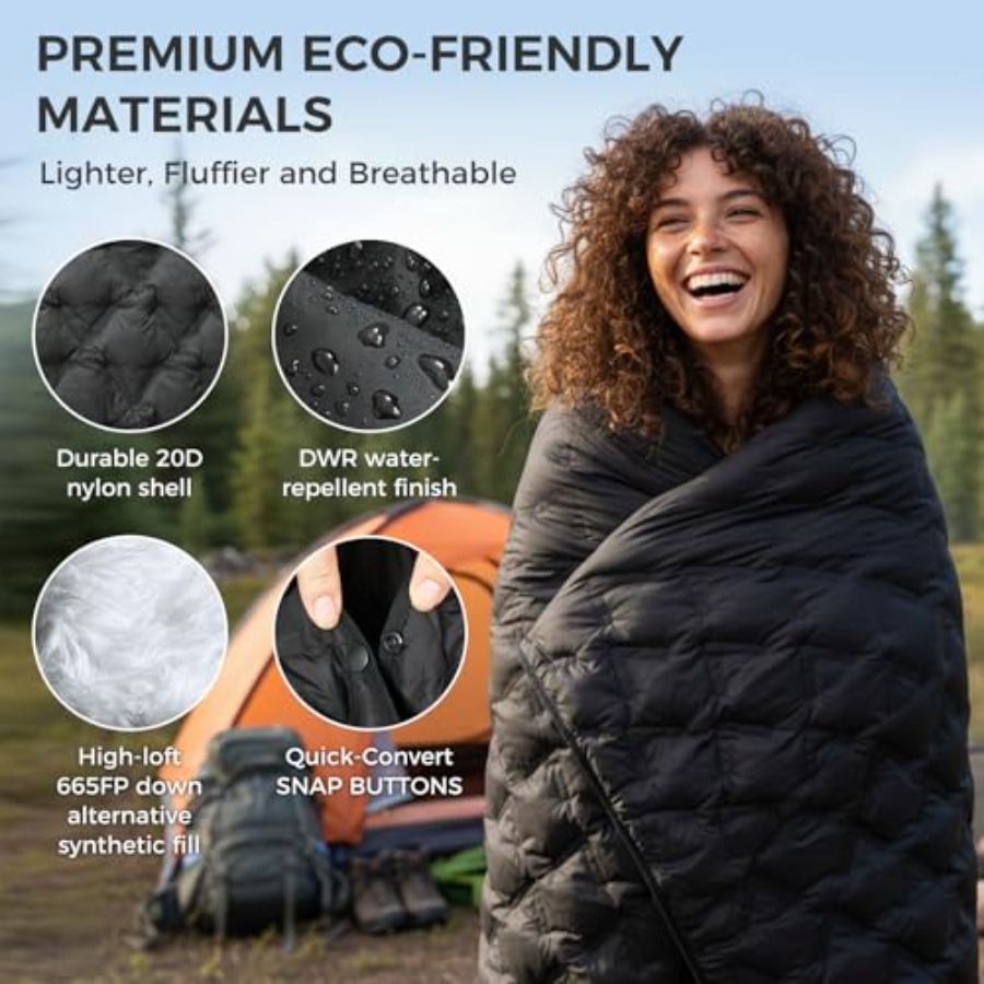 Wearable Sleeping Bag, Recycle - đánh giá và giá Ultralight Sleeping Bag