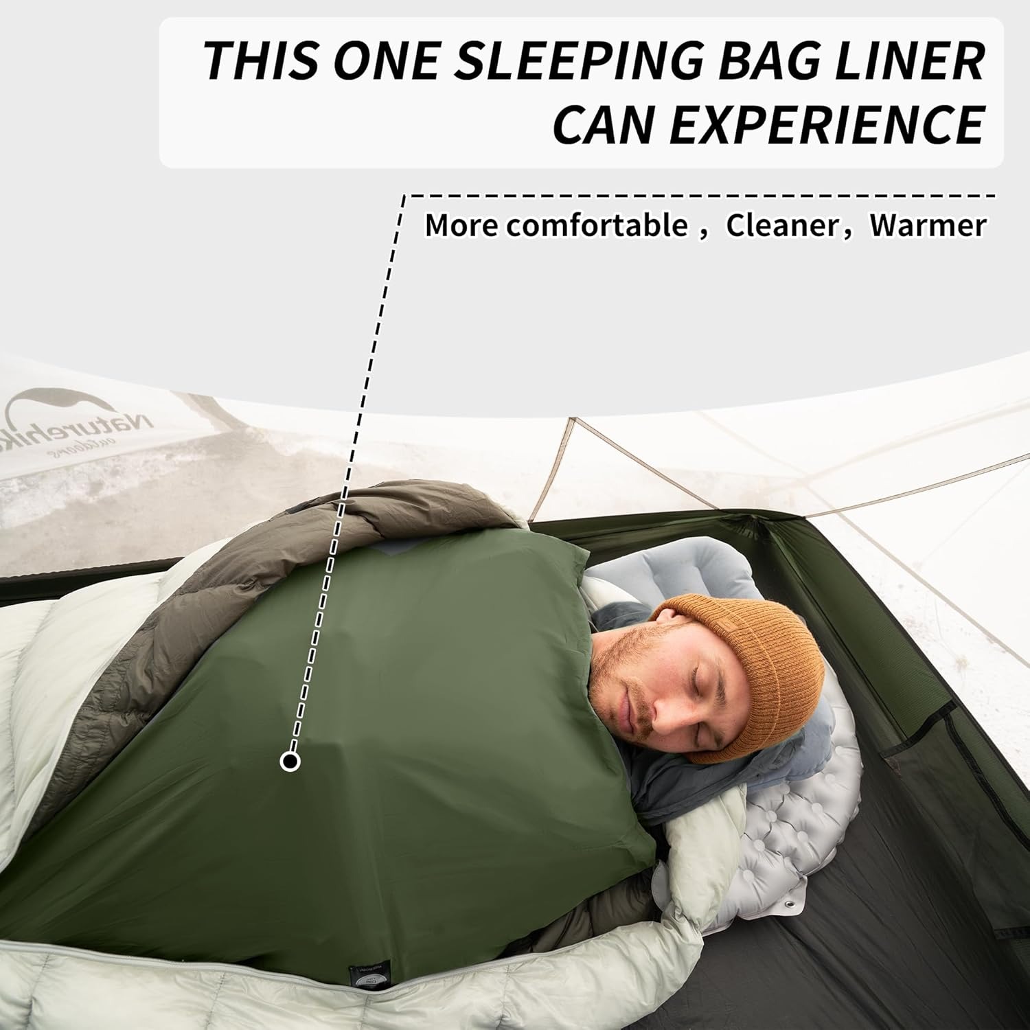 Naturehike Sleeping Bag Liner  - đánh giá và giá Ultralight Sleeping Bag