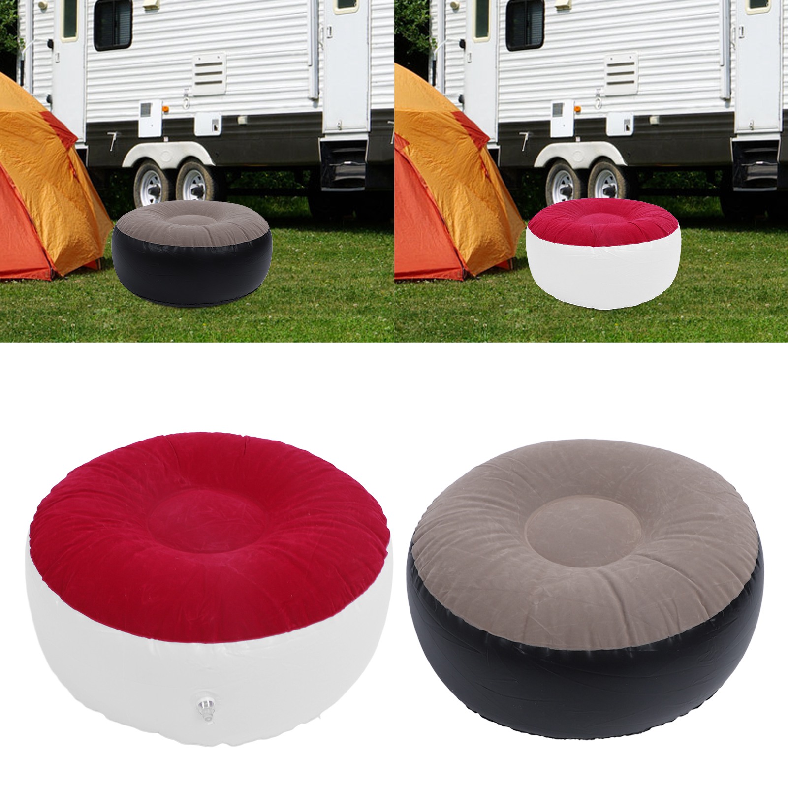 Inflatable Flocking Stool Mult - đánh giá và giá Outdoor Camping Furniture