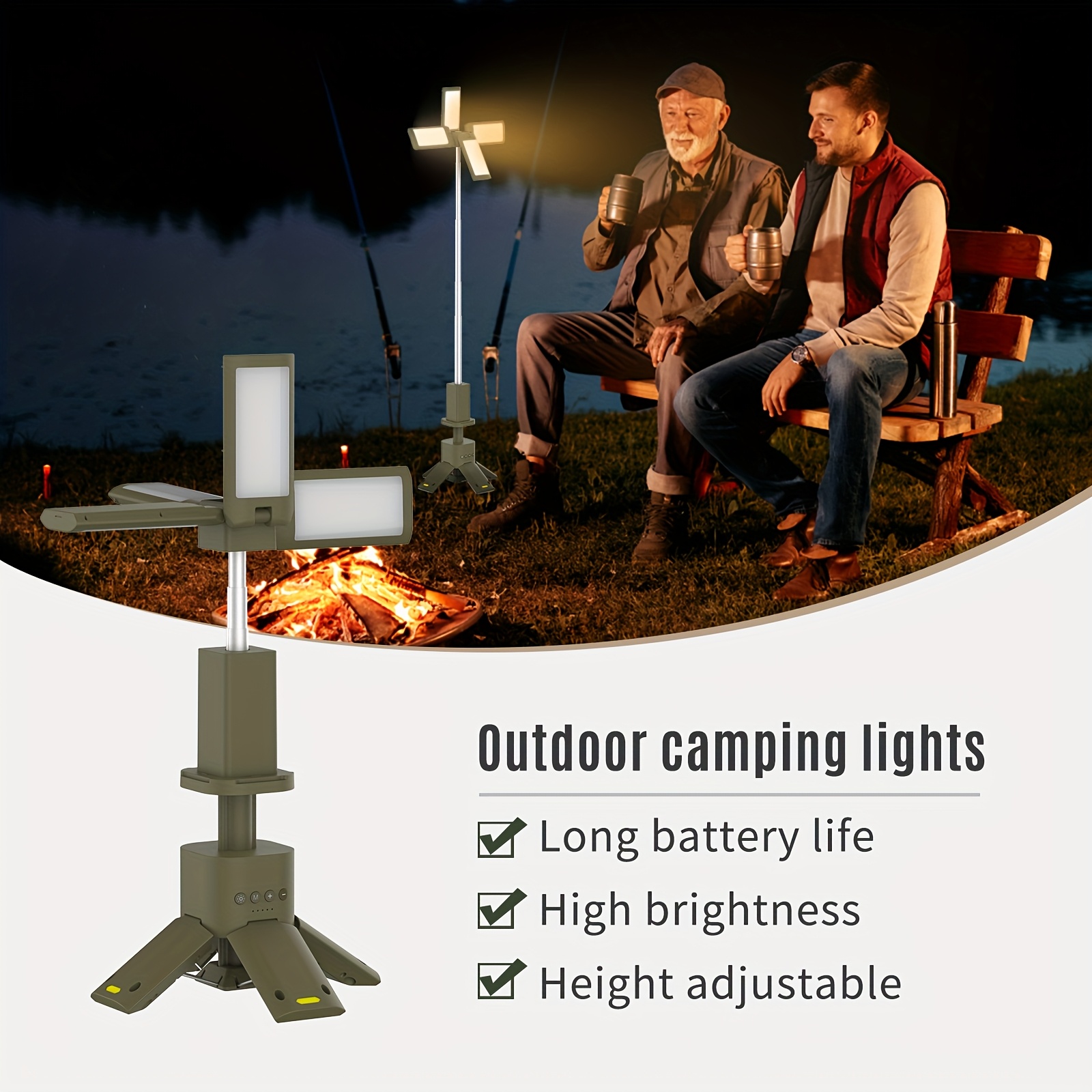 Camping Lantern, 14000mAh Rech - đánh giá và giá Outdoor Camping Tent