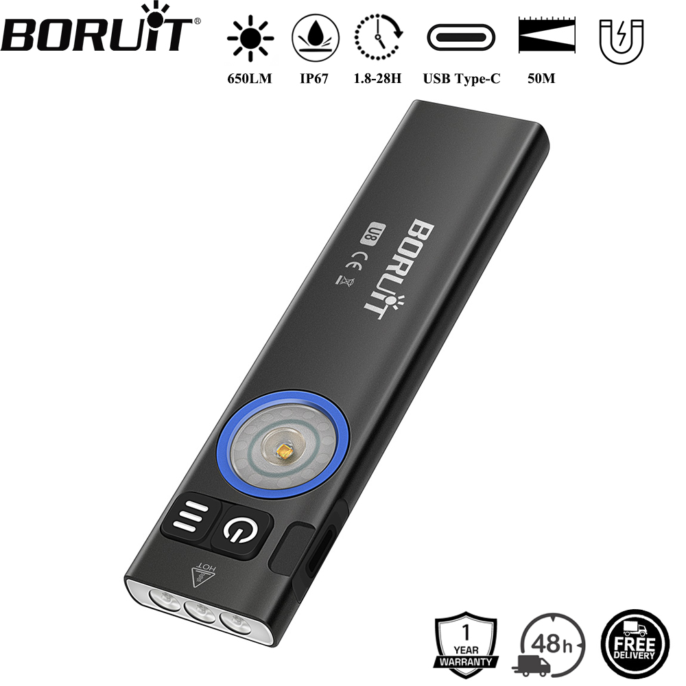 BORUiT U8 650LM EDC LED Flashl - đánh giá và giá Outdoor Camping Glamping