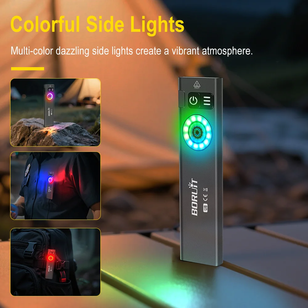 BORUiT U8 650LM EDC LED Flashl - đánh giá và giá Outdoor Camping Glamping