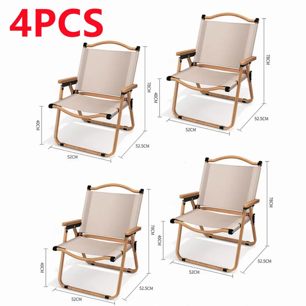4/2/1PCS-khaki Camping Chair P - đánh giá và giá Outdoor Camping Recliner Chairs