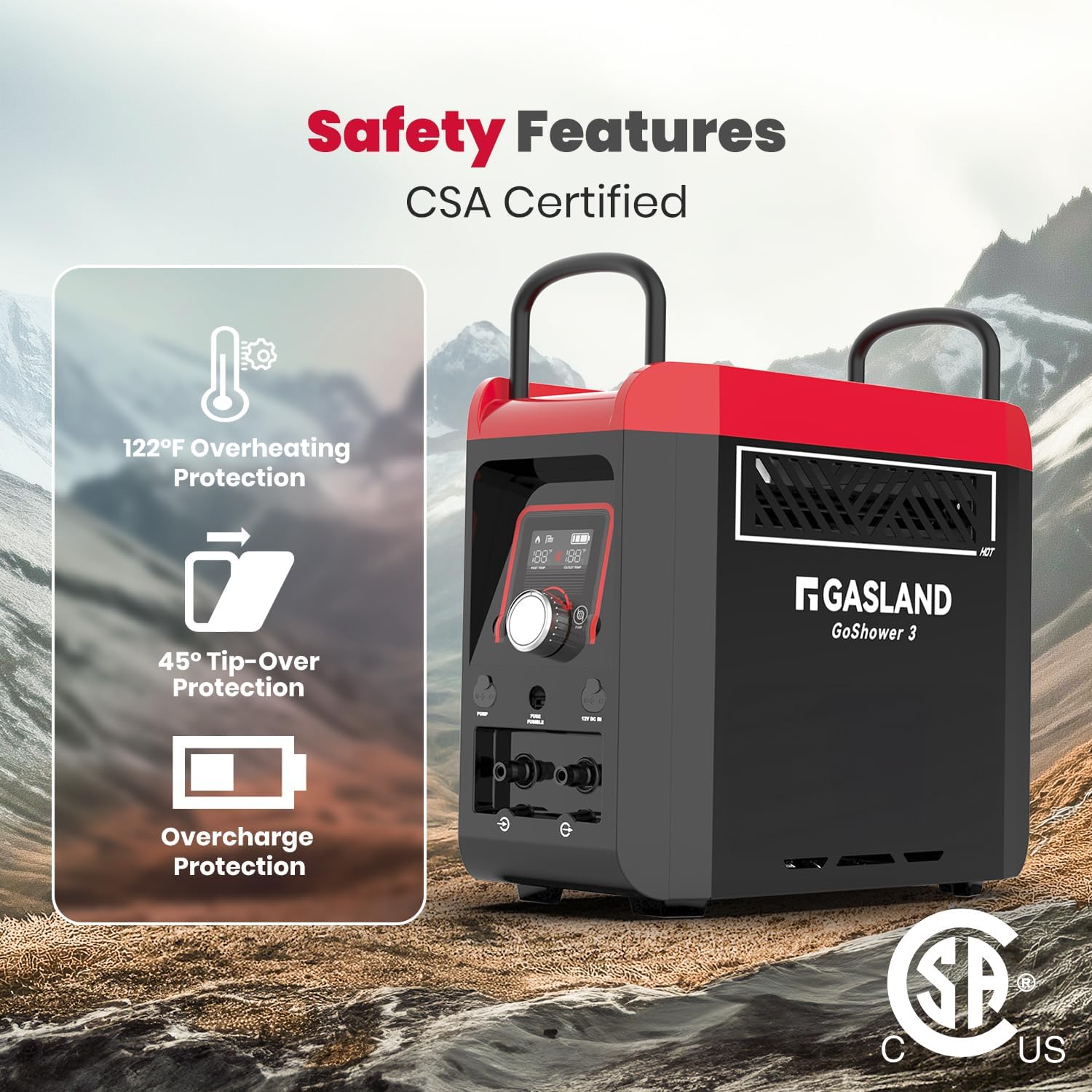 Goshower G3 Pro 1lb Propane Po - đánh giá và giá Outdoor Camping Hot Water Heater