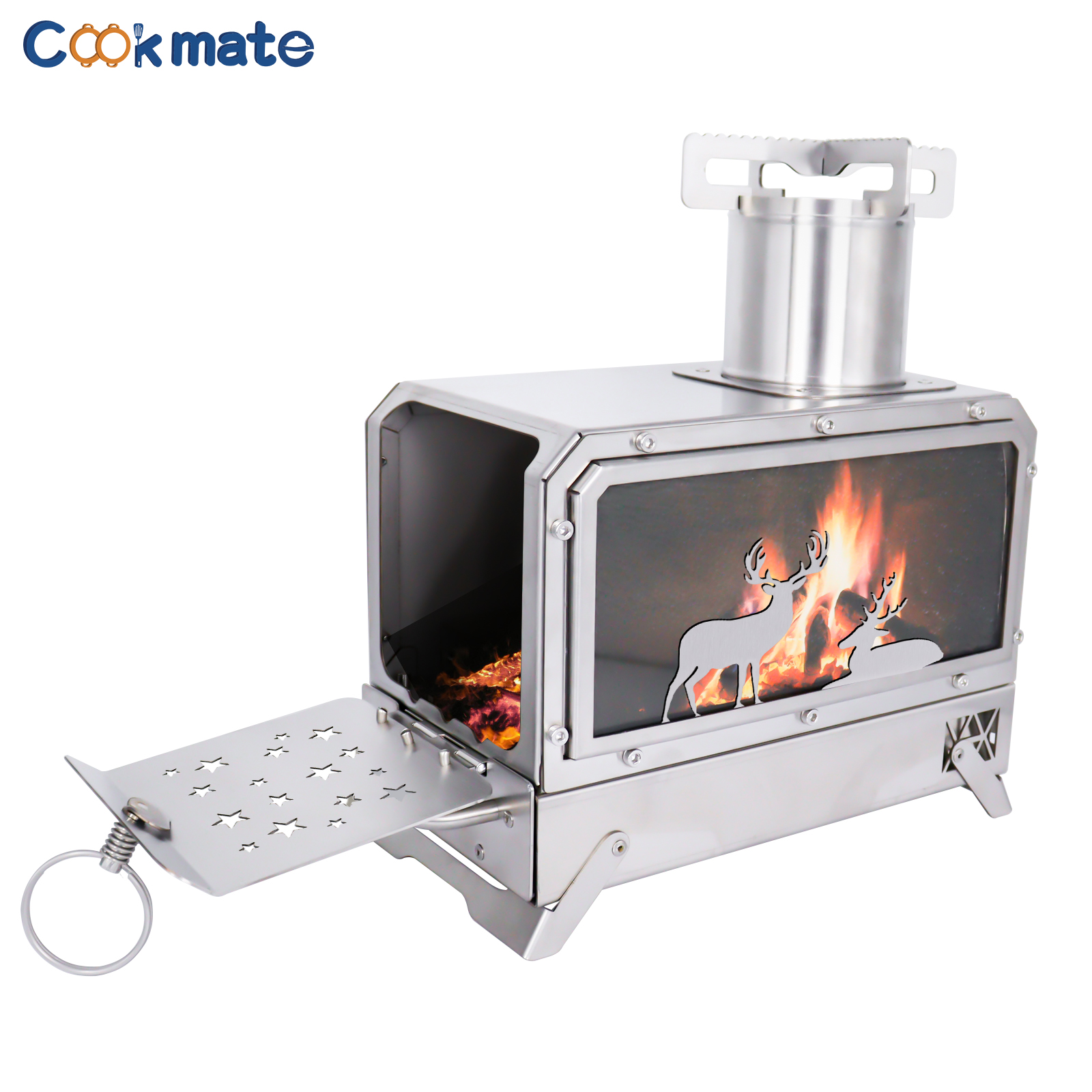 Stainless steel folding firewo - đánh giá và giá Cooking Outdoor Camping