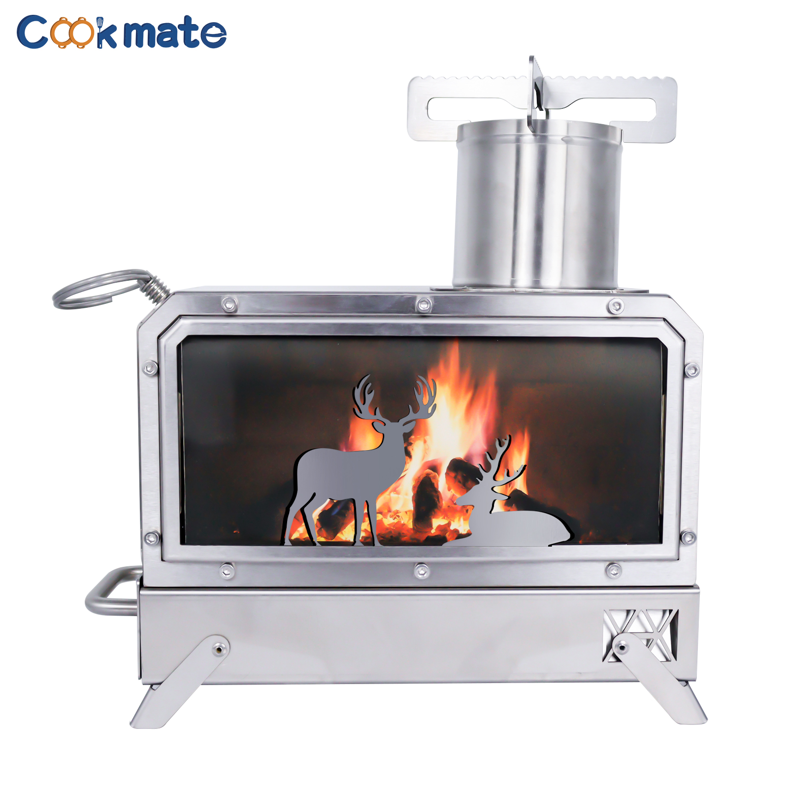 Stainless steel folding firewo - đánh giá và giá Cooking Outdoor Camping