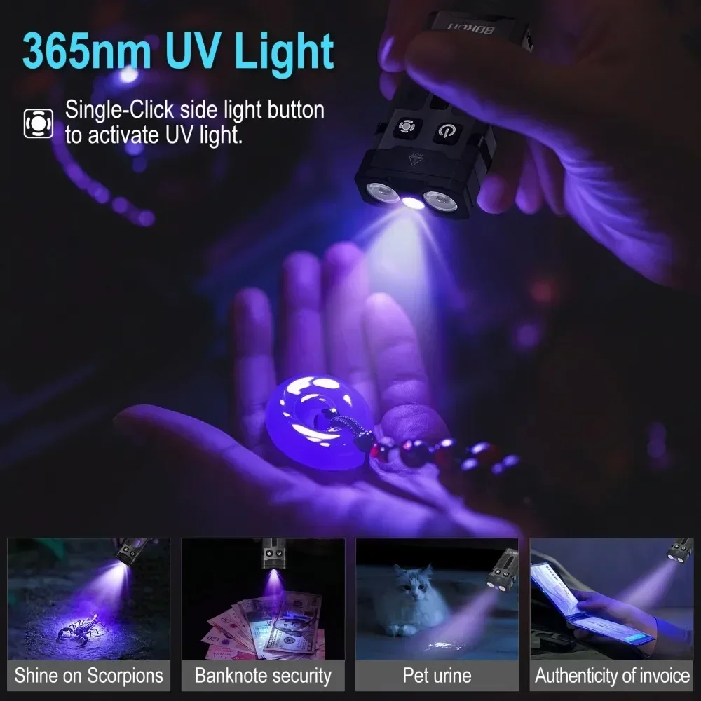 BORUiT EV20 1100LM EDC UV Keyc - đánh giá và giá Outdoor Camping Glamping