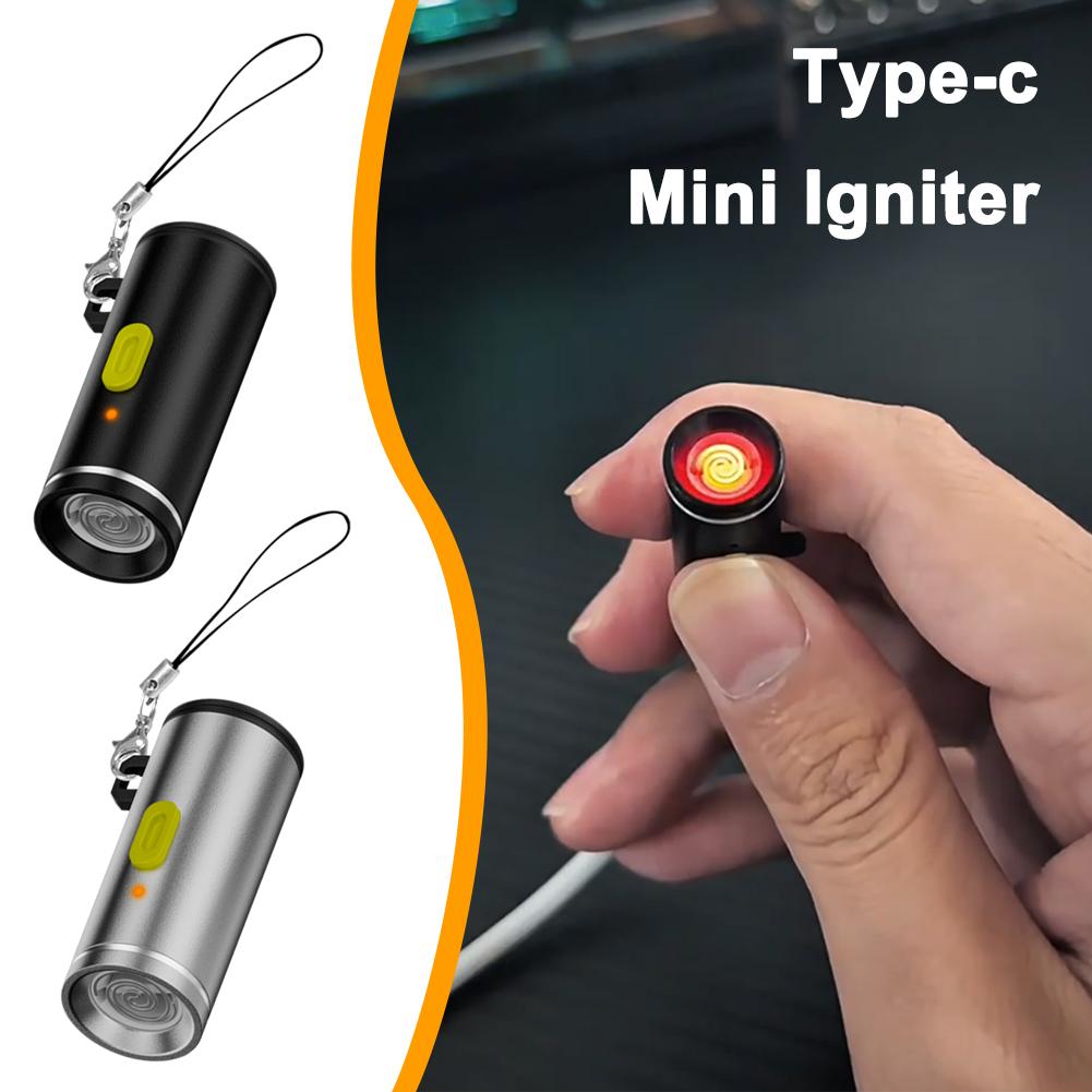 Type-C Mini Windproof Heating  - đánh giá và giá Outdoor Windproof Lighter