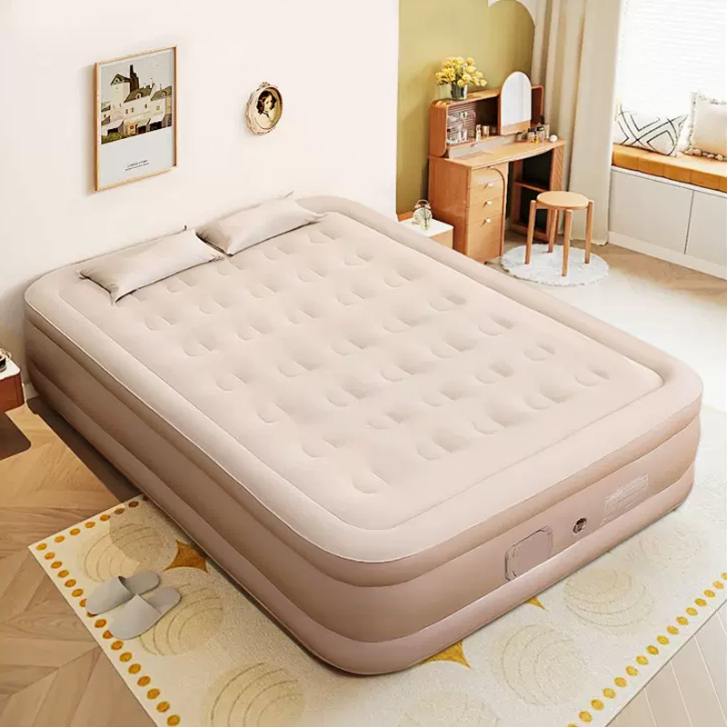 Queen Air Mattress with Built  - đánh giá và giá Outdoor Inflatable Camping Tent With Air Pump