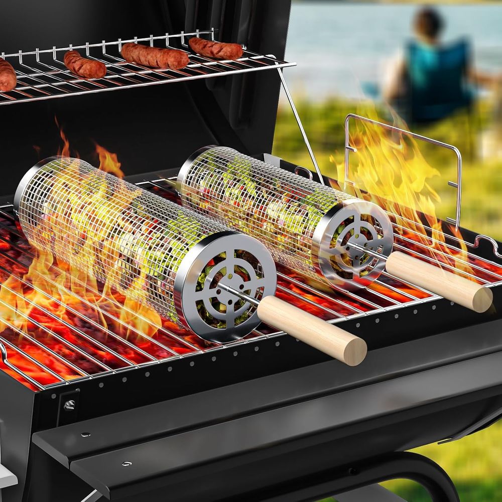 Set of 2 Stainless Steel BBQ G - đánh giá và giá Outdoor Camping Set