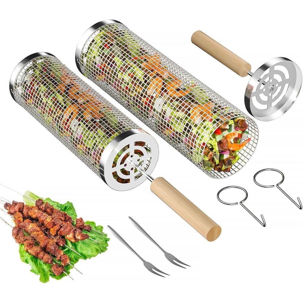 Set of 2 Stainless Steel BBQ G - đánh giá và giá Outdoor Camping Set