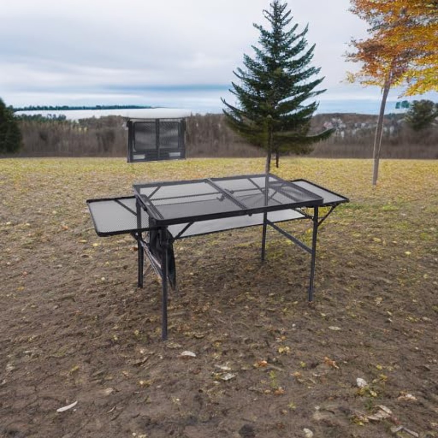 Folding Grill Table, Camping T - đánh giá và giá Outdoor Camping Grill
