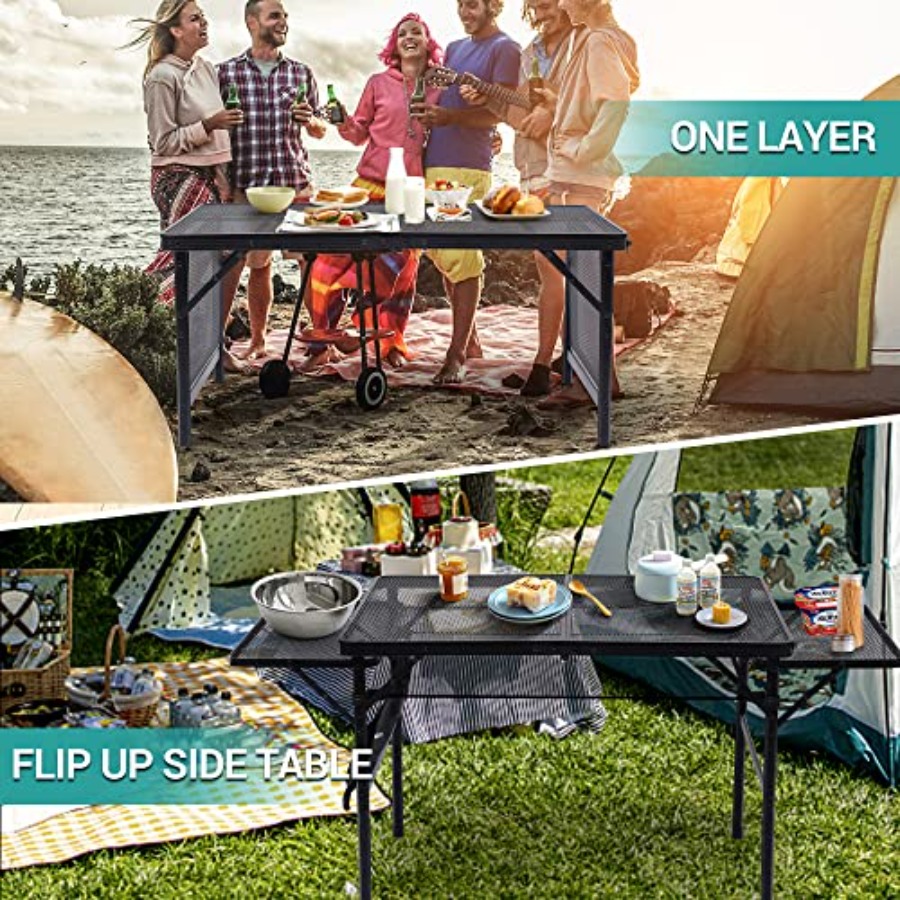 Folding Grill Table, Camping T - đánh giá và giá Outdoor Camping Grill
