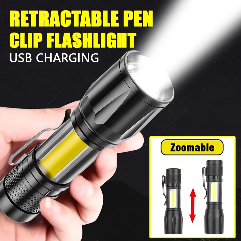 Mini LED Flashlight COB Floodl - đánh giá và giá Outdoor Camping Glamping