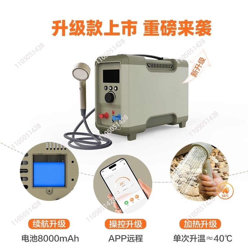 Outdoor thermostatic water hea - đánh giá và giá Outdoor Camping Hot Water Heater