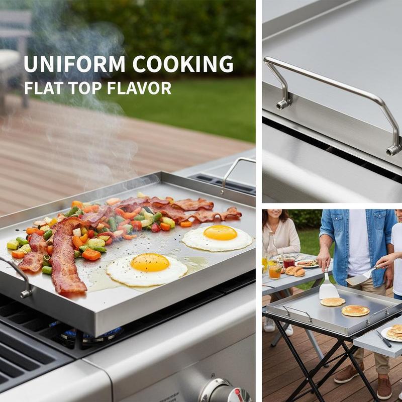 Flat Top Grill Plate 23x16 inc - đánh giá và giá Cooking Outdoor Camping