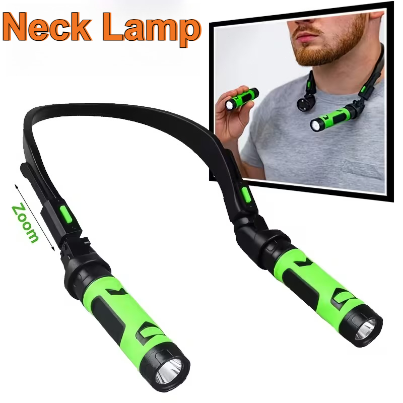 USB Rechargeable LED Neck Ligh - đánh giá và giá Outdoor Camping Grill