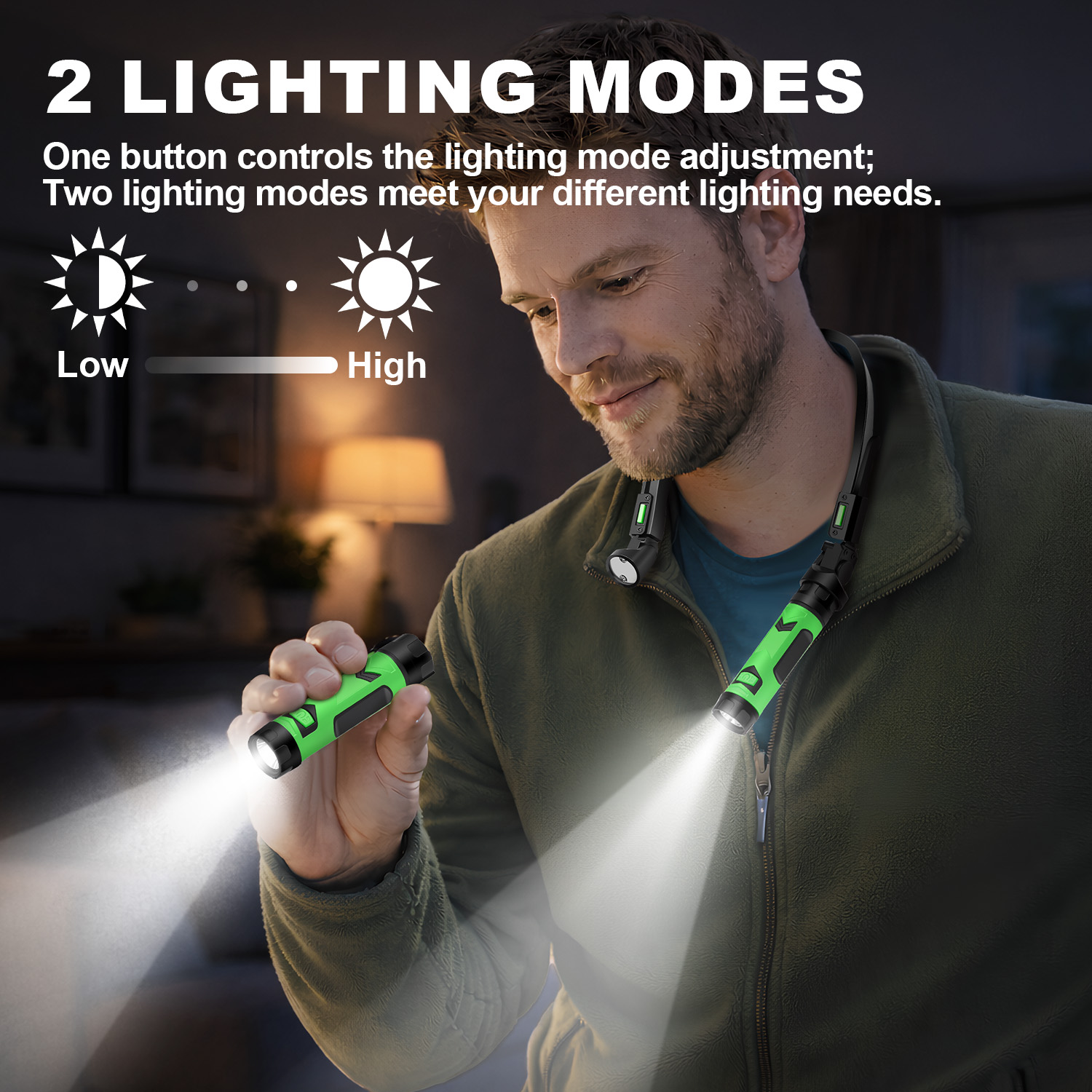 USB Rechargeable LED Neck Ligh - đánh giá và giá Outdoor Camping Grill