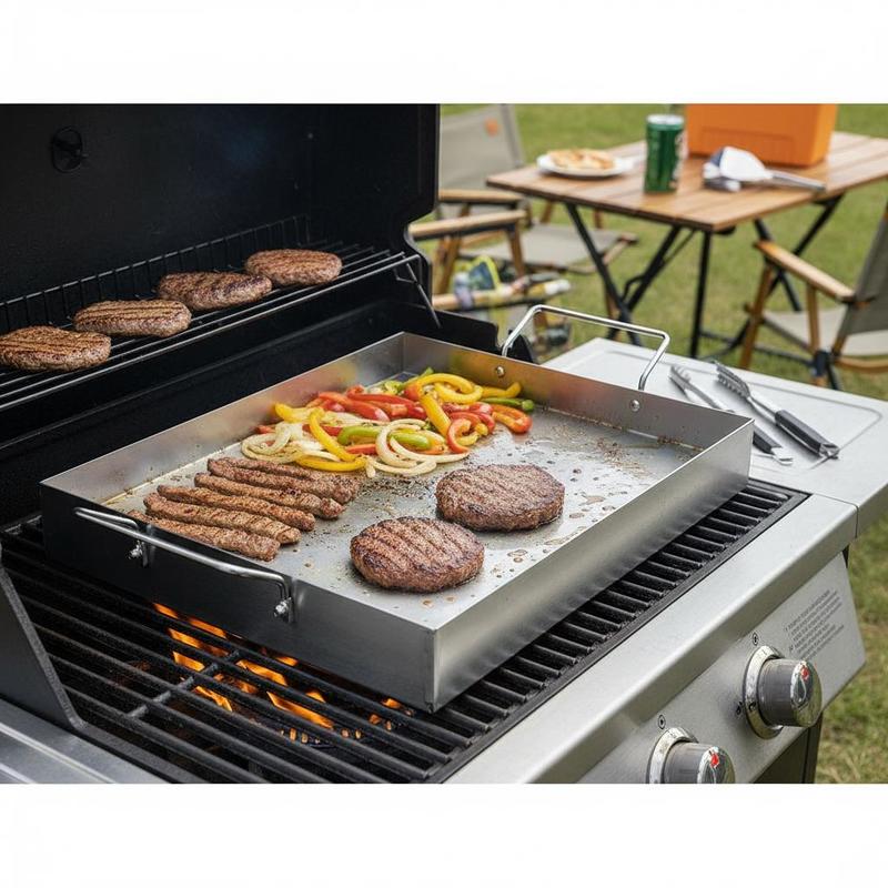 Free Shipping-Rectangular Flat - đánh giá và giá Cooking Outdoor Camping