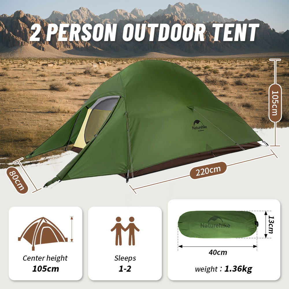 Naturehike Cloud Up 1 2 3 Pers - đánh giá và giá Ultralight Sleeping Bag