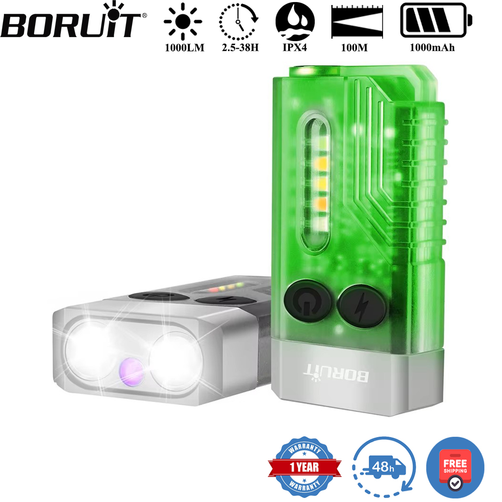 BORUiT V10 Keychain UV LED EDC - đánh giá và giá Outdoor Camping Glamping