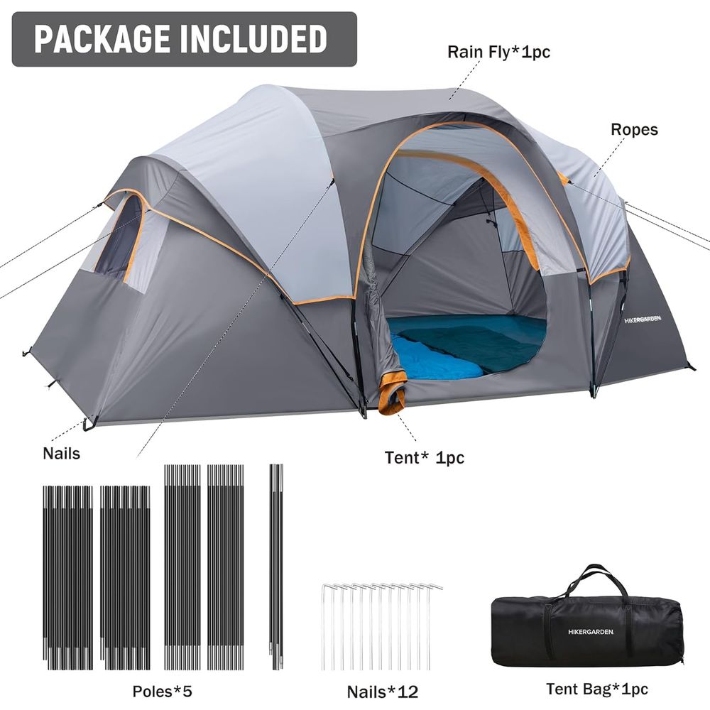 10-Person HikerGarden Tent - Q - đánh giá và giá Outdoor Camping Tent