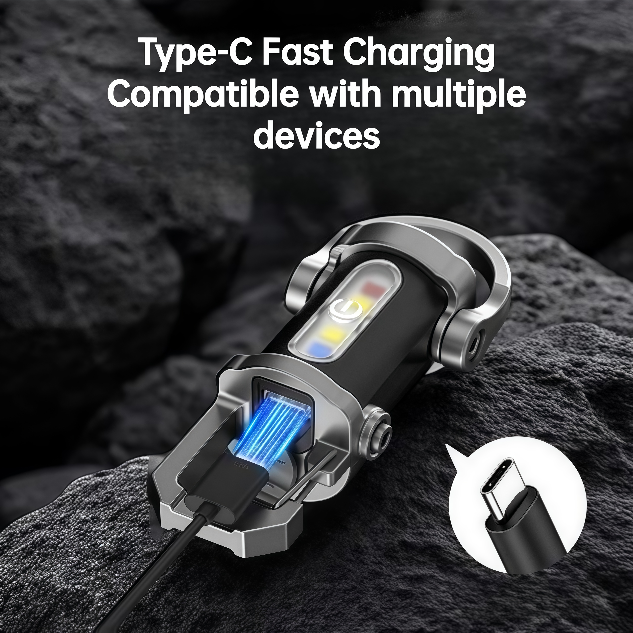 Mini TYPE-C Rechargeable LED F - đánh giá và giá Outdoor Camping Tools