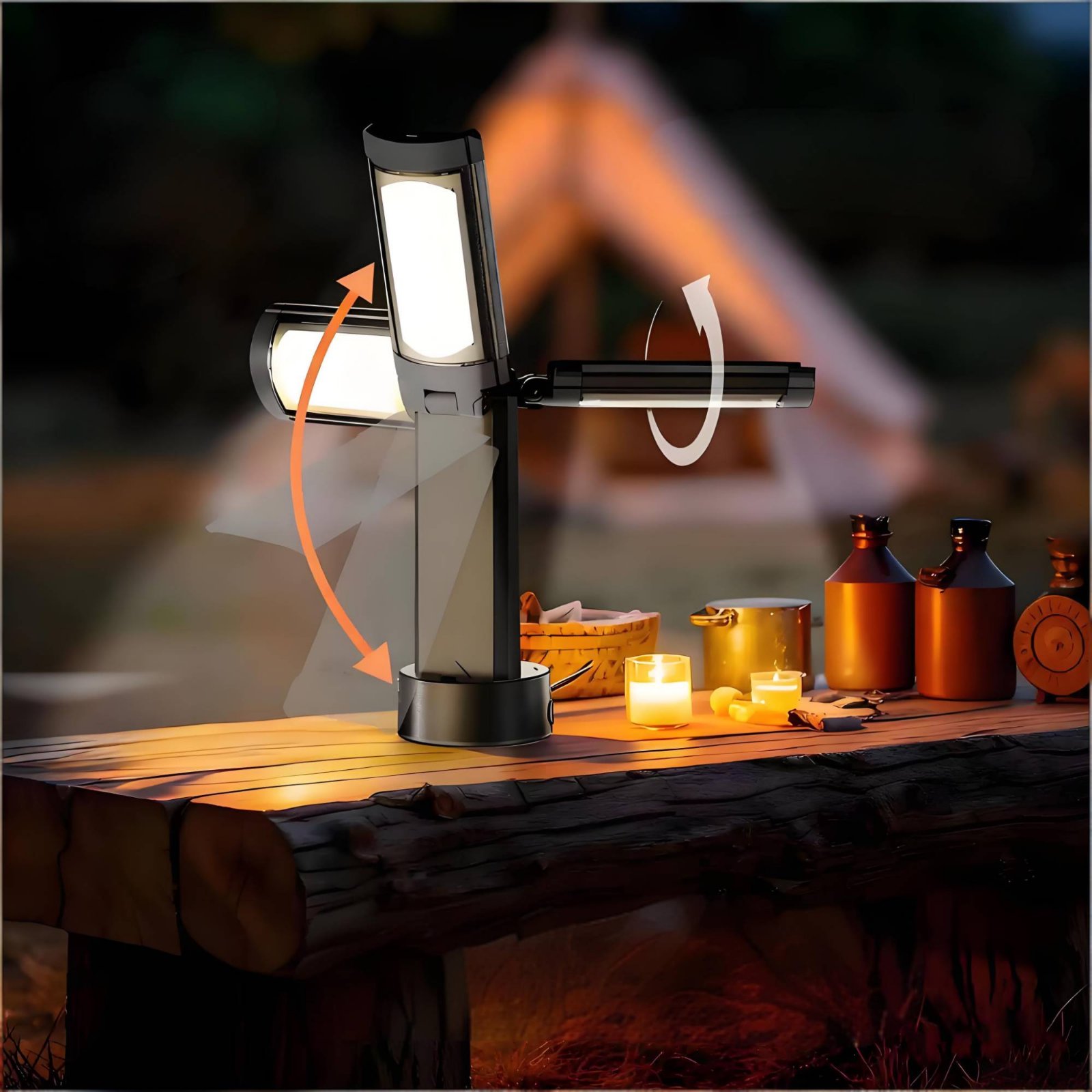 Telescopic Tent Lamp Adjustabl - đánh giá và giá Outdoor Camping Tent