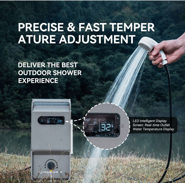 Outdoor Water Heater lpg Campi - đánh giá và giá Outdoor Camping Hot Water Heater