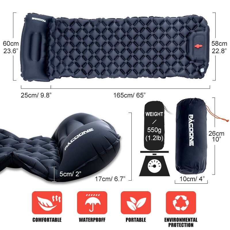 Outdoor Camping Inflatable Mat - đánh giá và giá Outdoor Inflatable Camping Tent With Air Pump