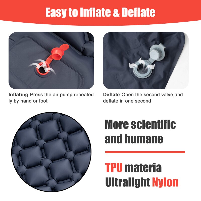 Outdoor Camping Inflatable Mat - đánh giá và giá Outdoor Inflatable Camping Tent With Air Pump
