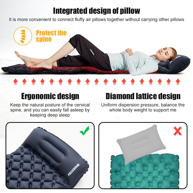 Outdoor Camping Inflatable Mat - đánh giá và giá Outdoor Inflatable Camping Tent With Air Pump