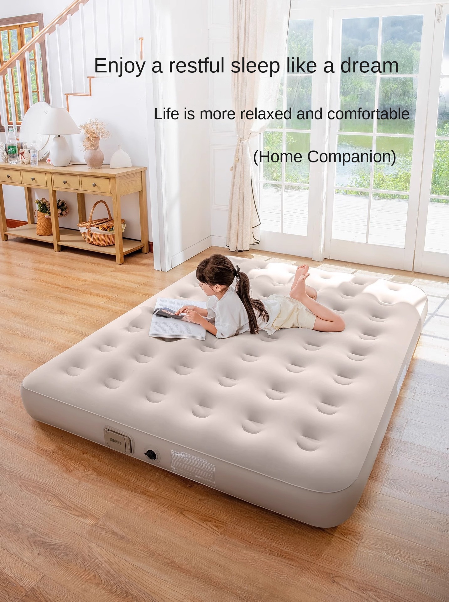 Air Mattress Built-in Pump Sel - đánh giá và giá Camping Outdoor Or Indoor