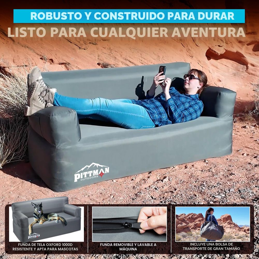 Inflatable sofa with integrate - đánh giá và giá Camping Outdoor Or Indoor