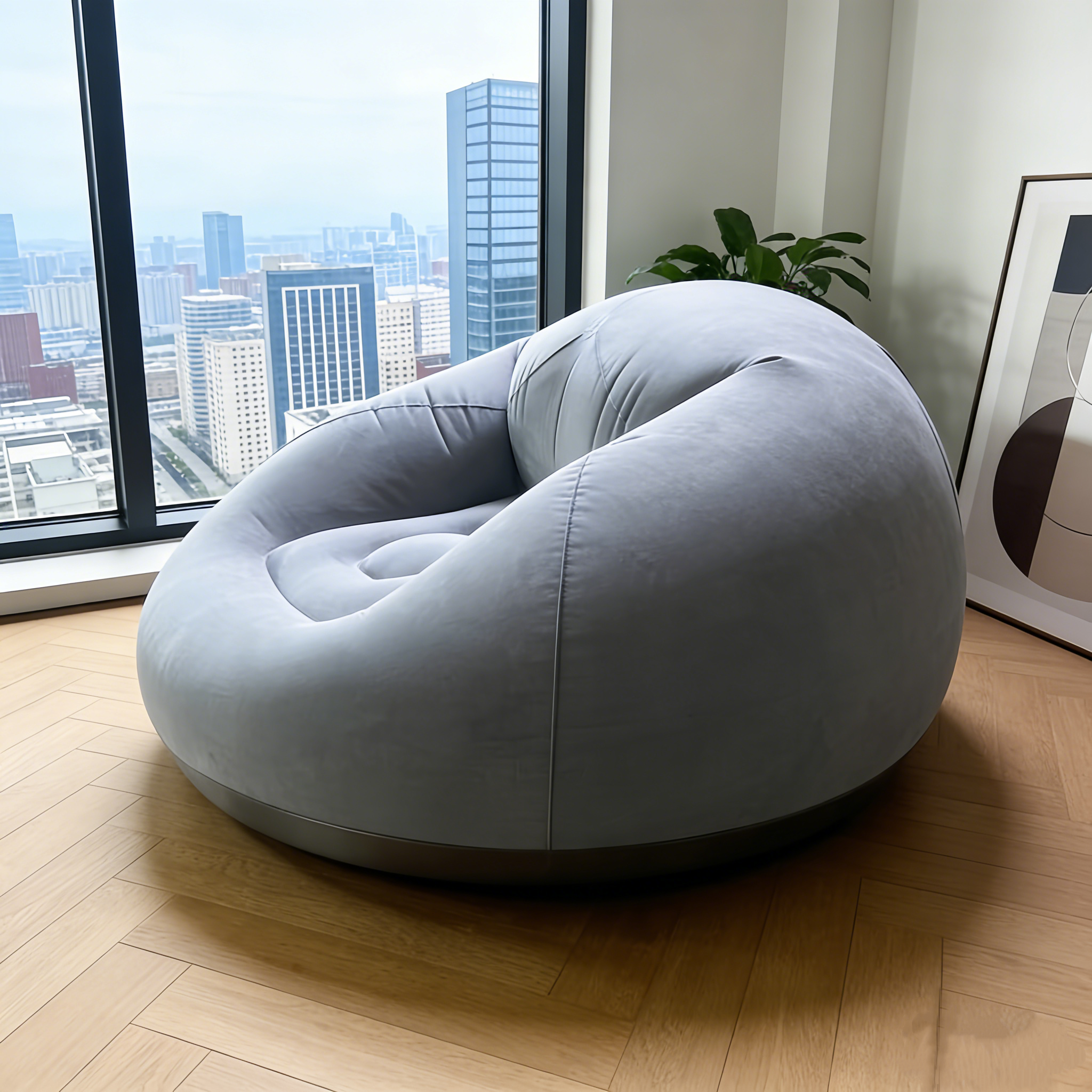 Portable Inflatable Round Air  - đánh giá và giá Outdoor Camping Furniture