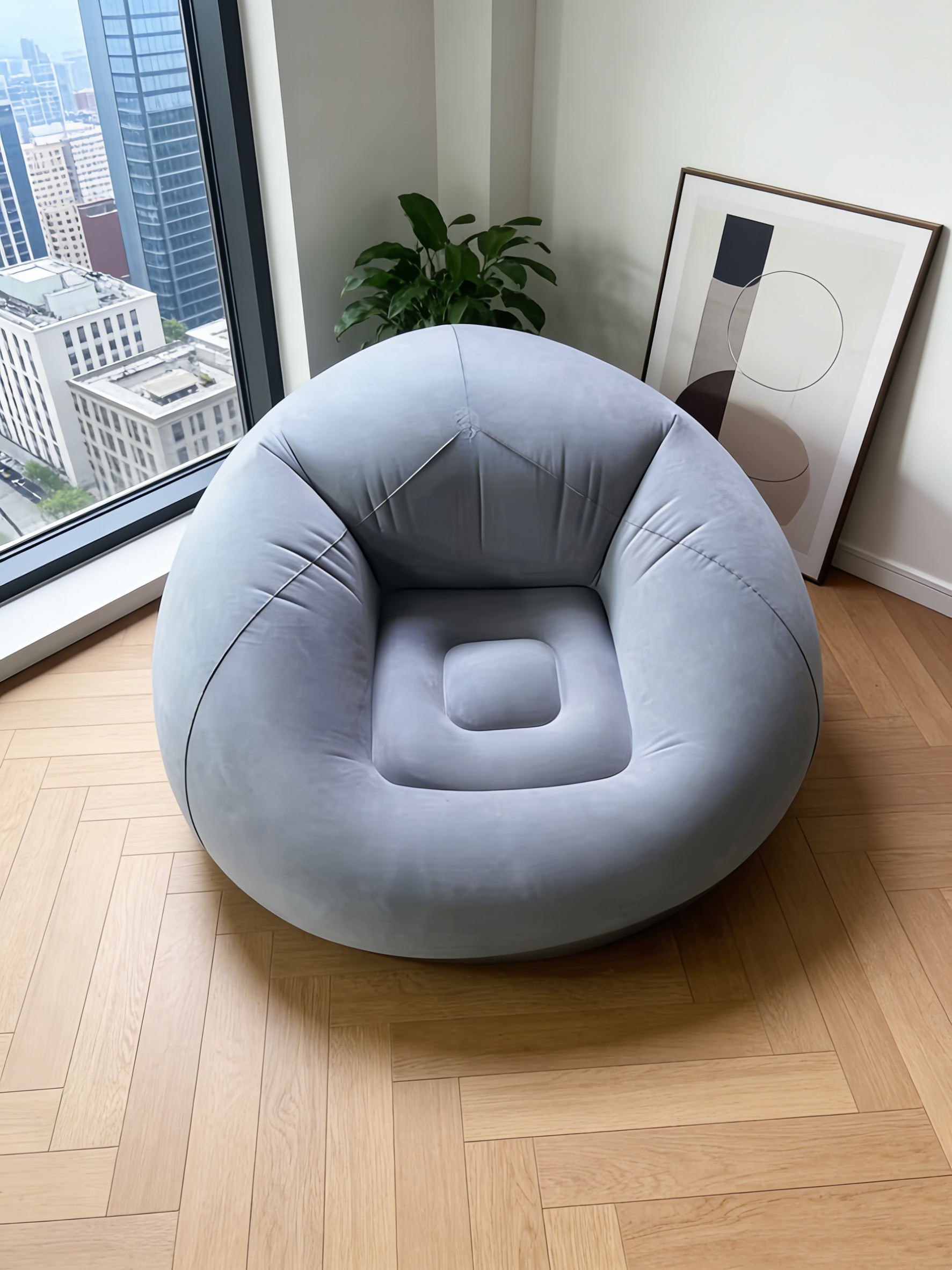 Portable Inflatable Round Air  - đánh giá và giá Outdoor Camping Furniture