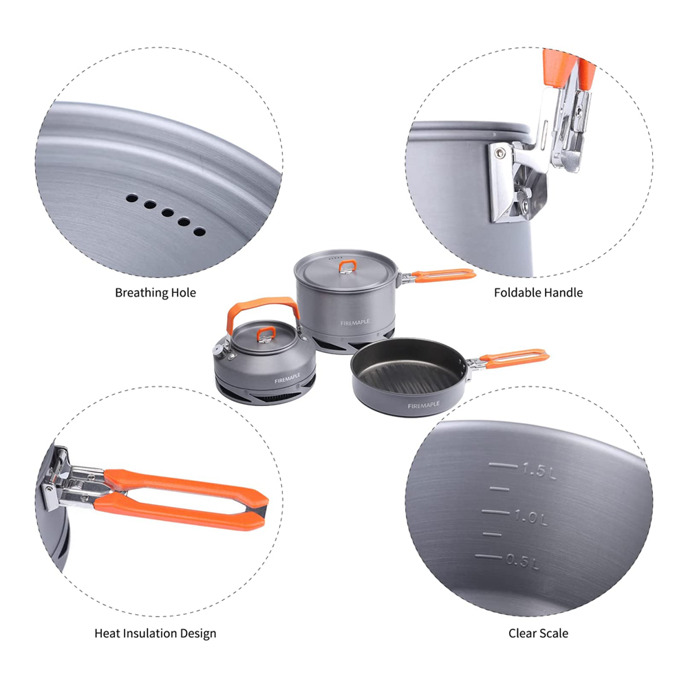 Fire Maple Camping Cookware Ut - đánh giá và giá Outdoor Camping World