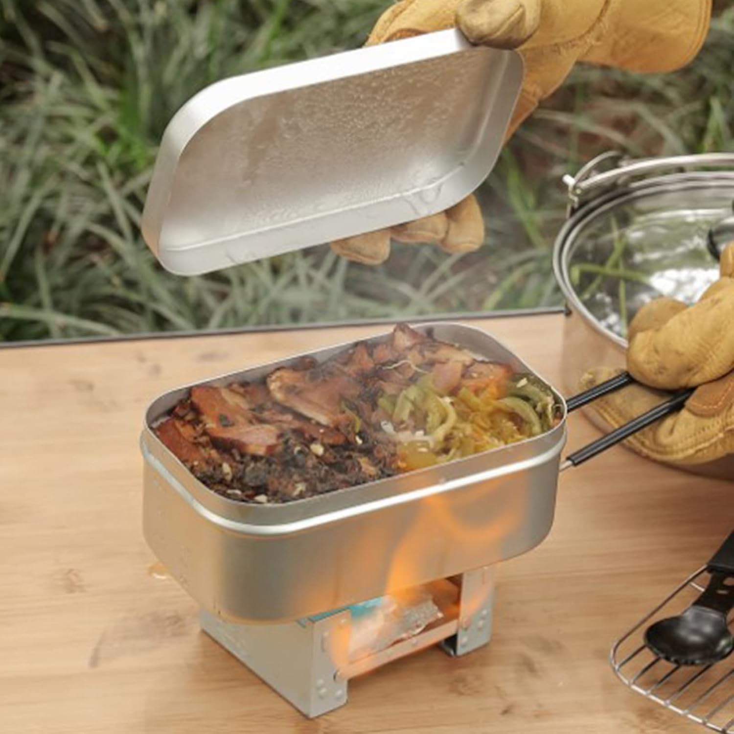 Foldable Bento Box Handle, Lun - đánh giá và giá Outdoor Camping World