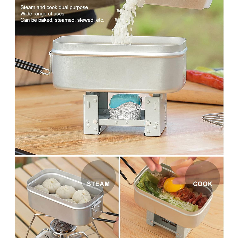 Foldable Bento Box Handle, Lun - đánh giá và giá Outdoor Camping World