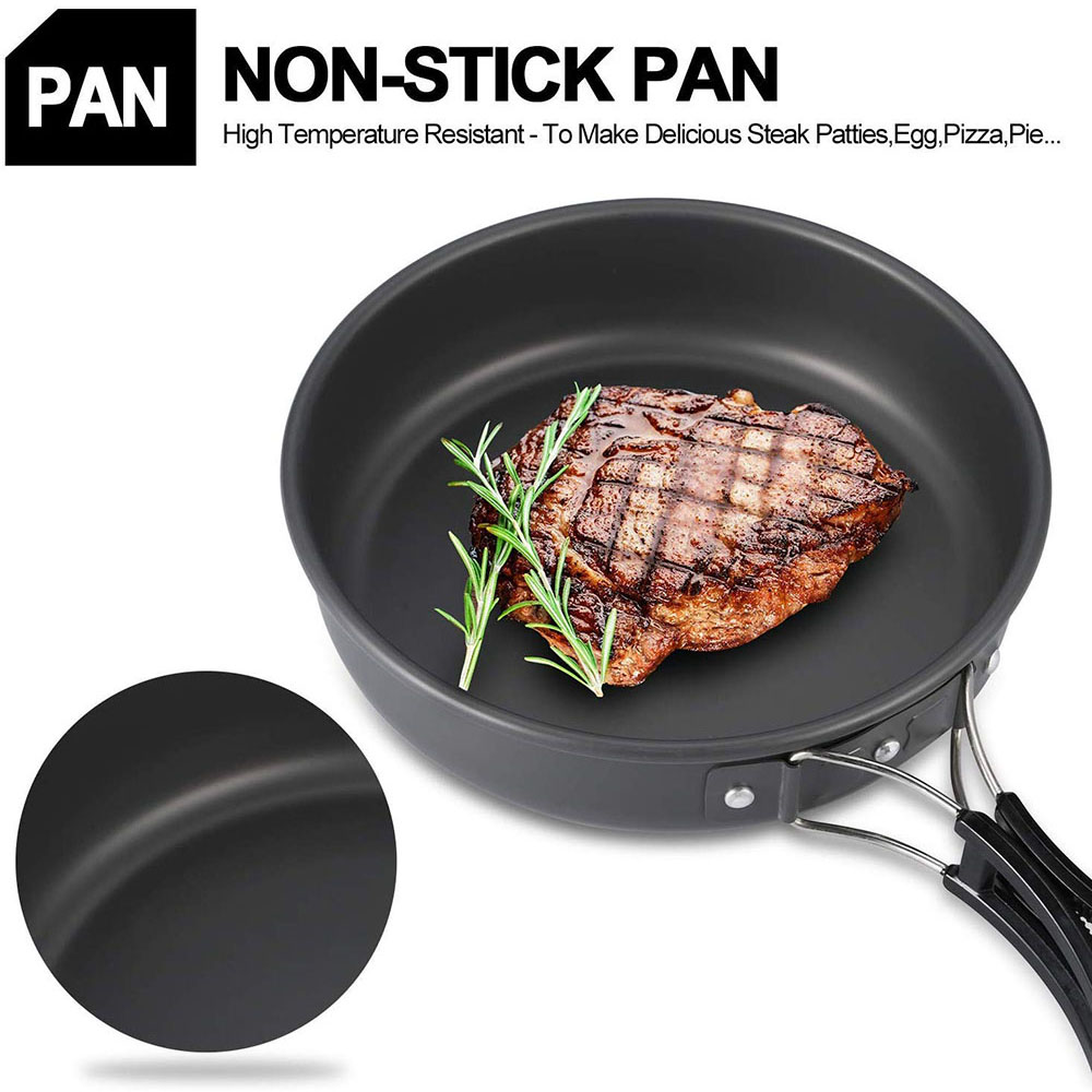 Outdoor camping cookware set m - đánh giá và giá Outdoor Camping World